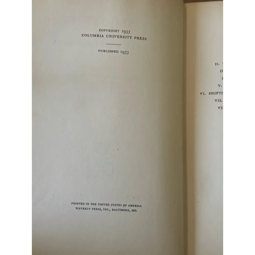 1933 The Industrial Discipline and the Governmental Arts Rexford Tugwell HC READ